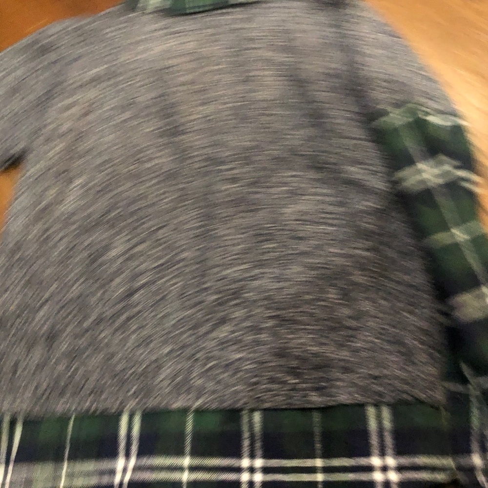 Vintage Havana plaid layered look M shirt - Picture 3 of 4